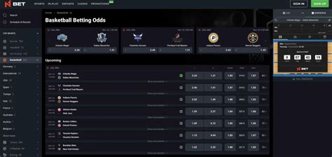 N1 Bet: Live betting.